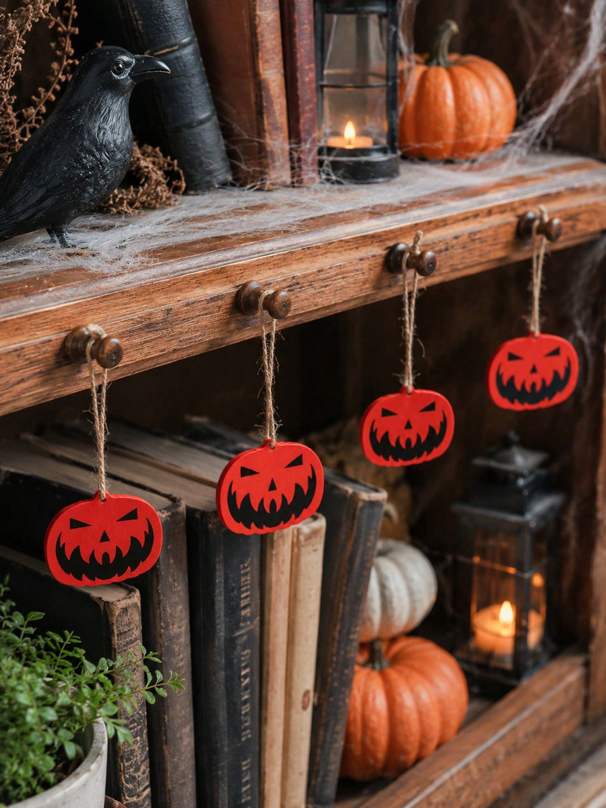 jack-o-lantern hanging ornaments - photo 5