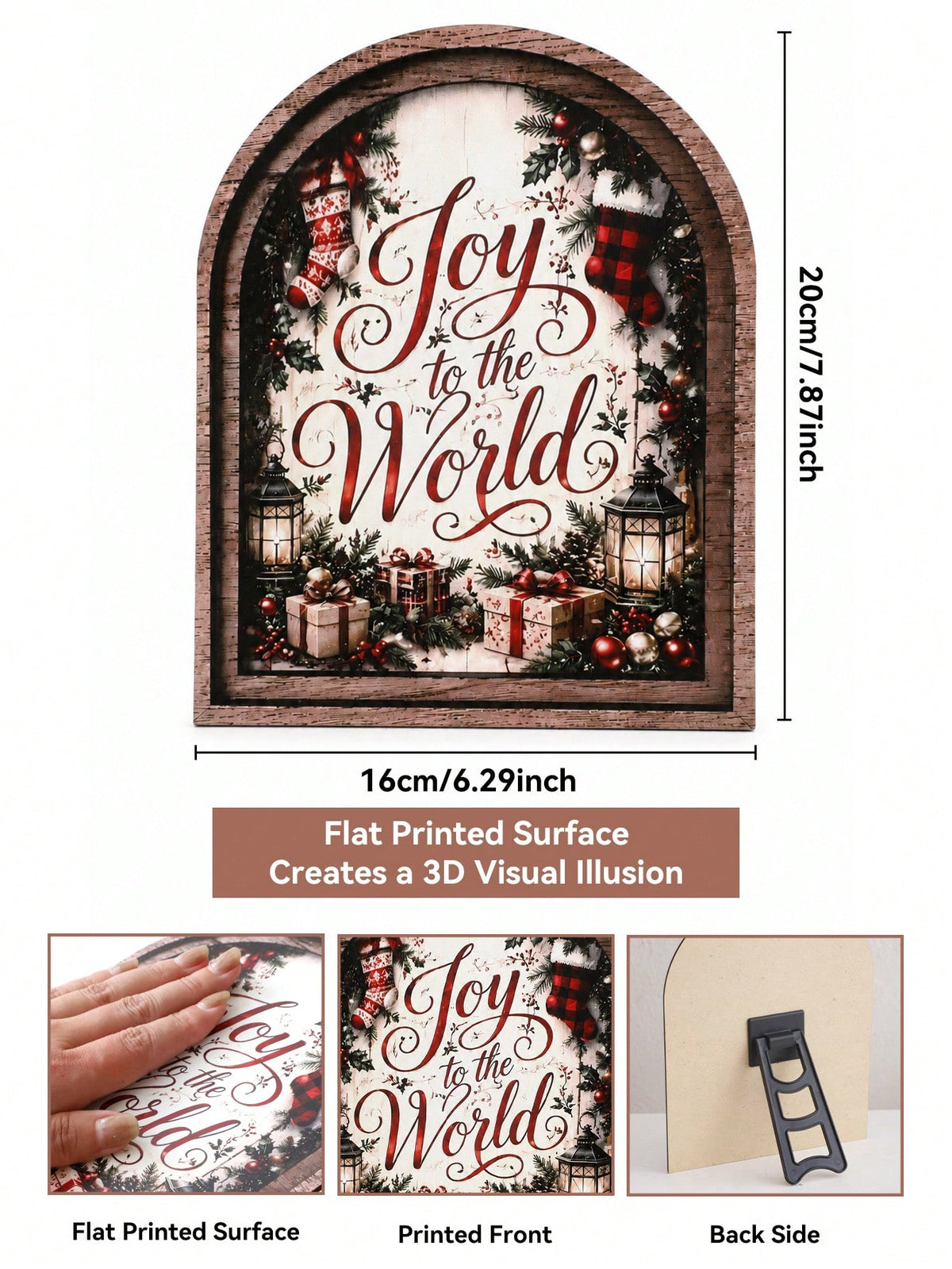 joy to the world arch tabletop sign - photo 5