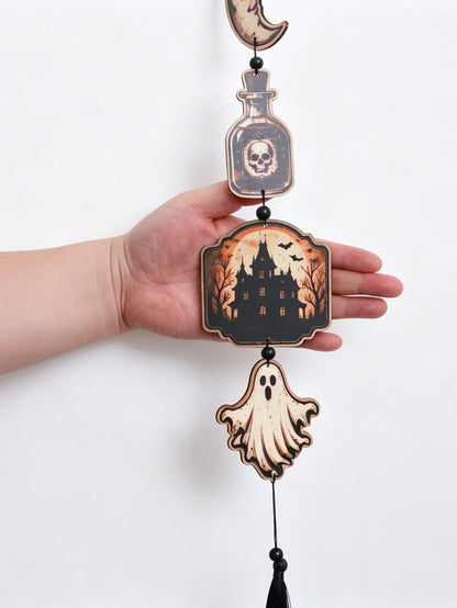 moon ghost potion Halloween hanging decor - photo 4