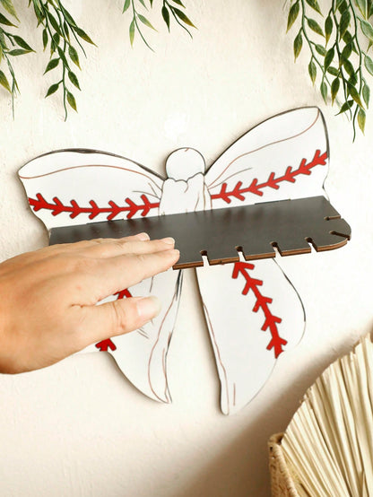 baseball bow wall shelf - photo 5