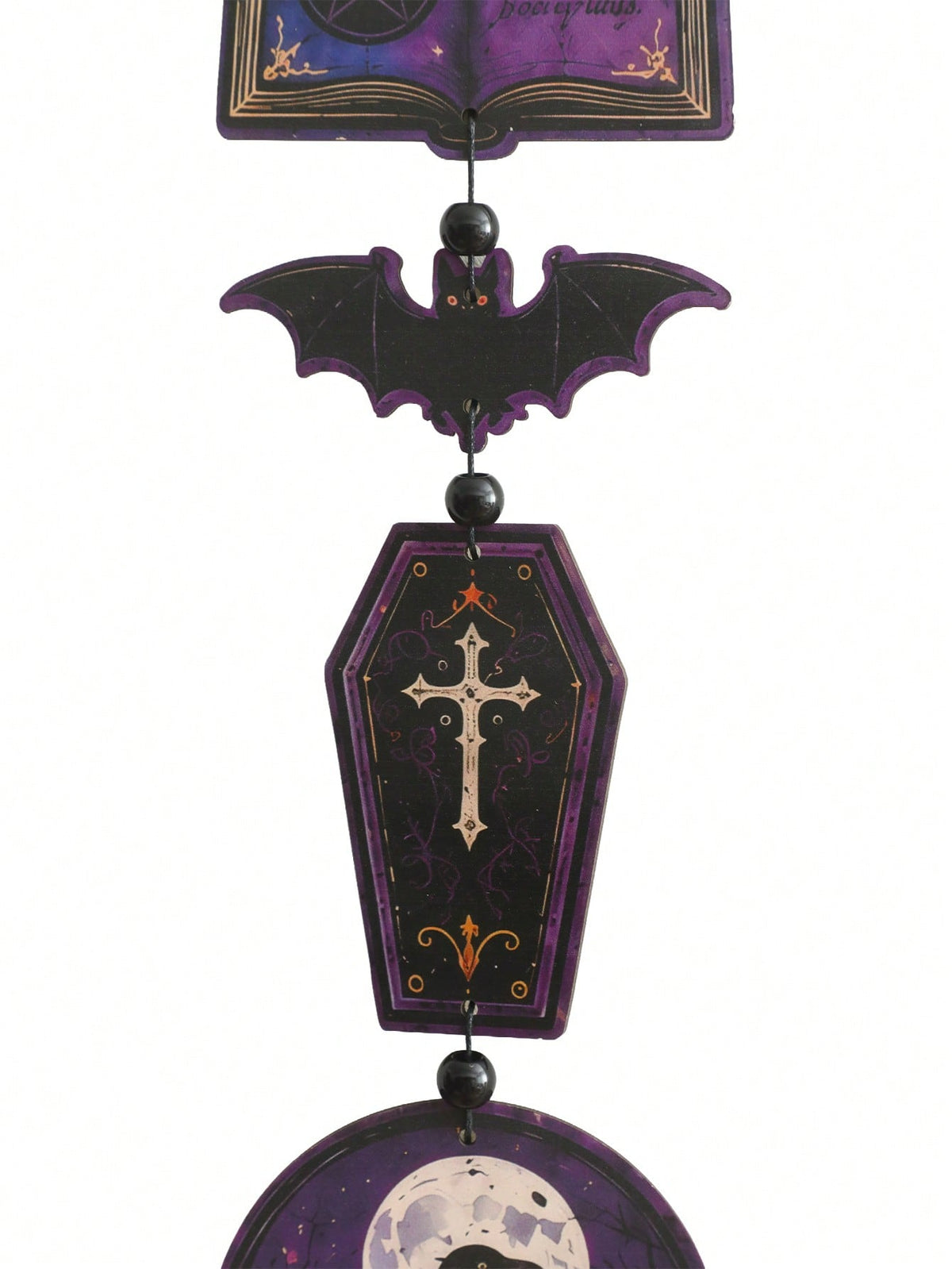spell book raven gothic hanging decor - photo 6