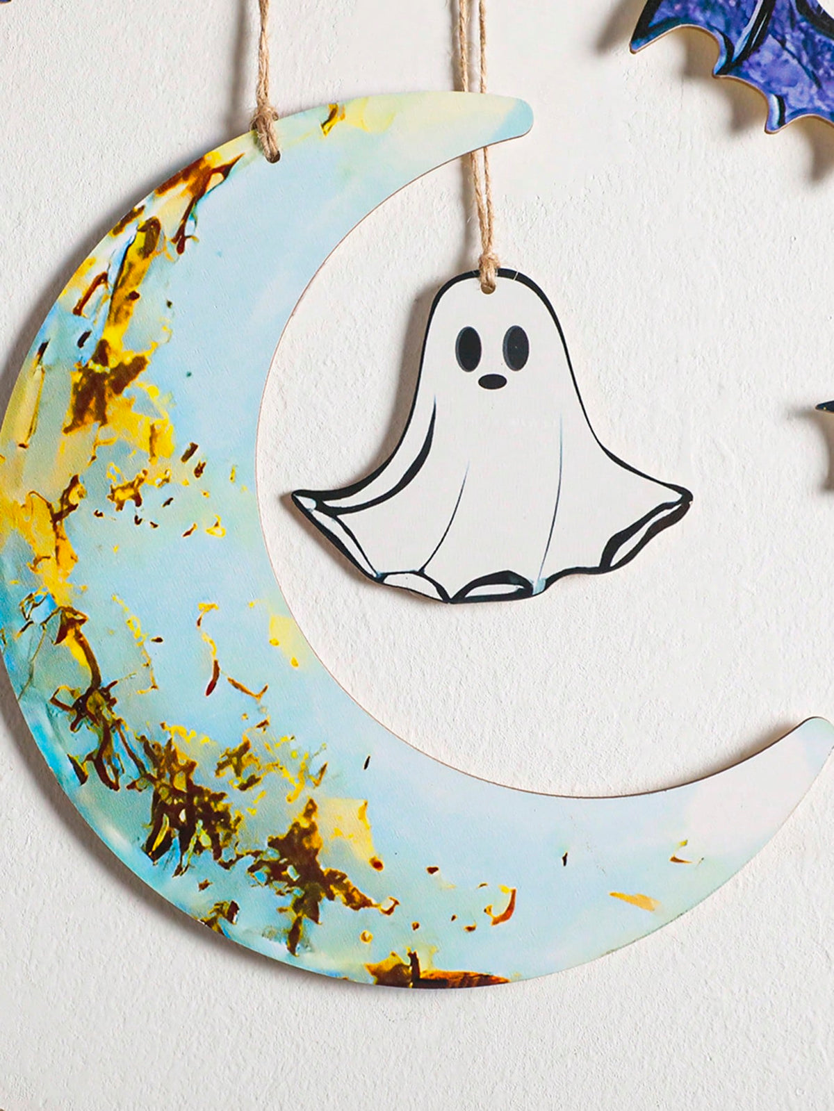 ghost pumpkin moon Halloween banner - photo 5