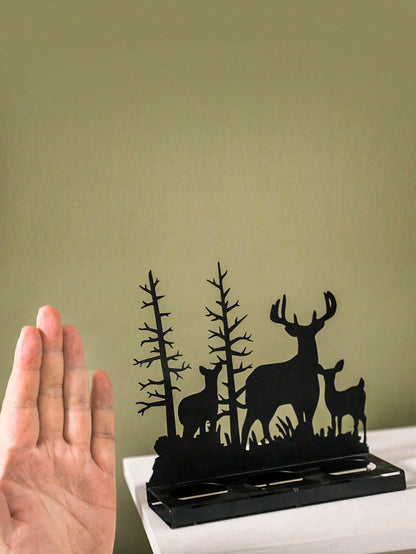 deer family tea light centerpiece - photo 6