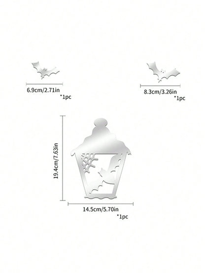reflective lantern bat wall sticker - photo 5