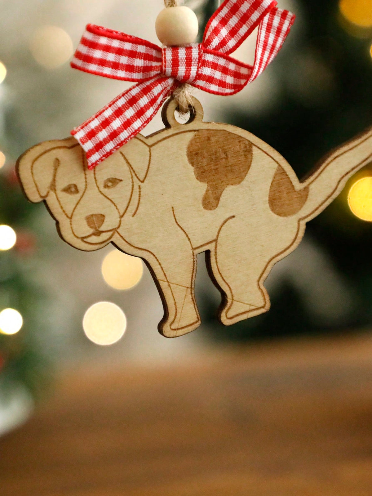 spotted puppy Christmas ornament - photo 6