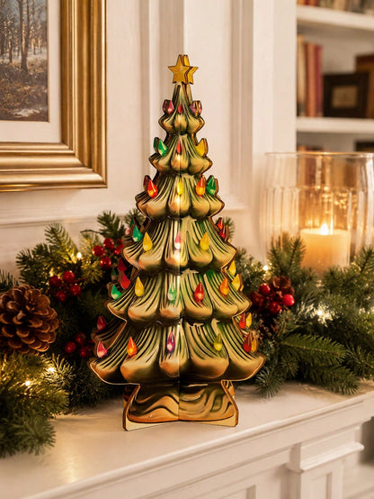 vintage ceramic look Christmas tree - photo 6