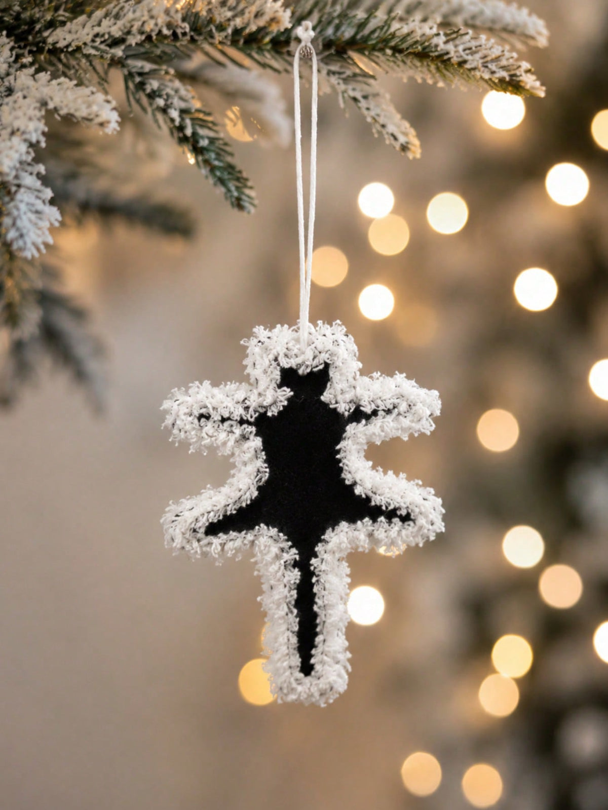 fluffy black cat ornament - photo 6