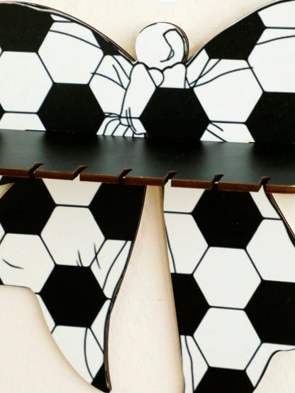 soccer ball bow wall shelf - photo 6