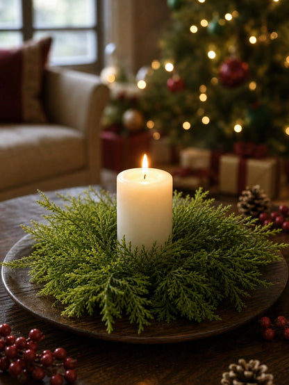 cedar candle ring - photo 6
