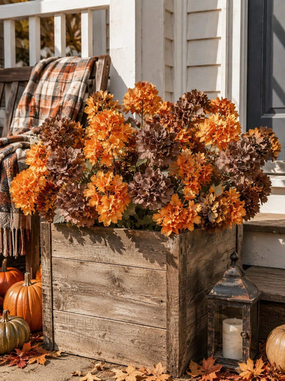 artificial hydrangea stem fall - photo 5