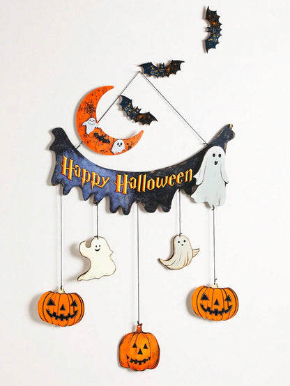 Halloween moon ghost door hanging set - photo 5