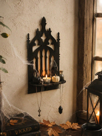 gothic cathedral spire wall shelf - photo 5