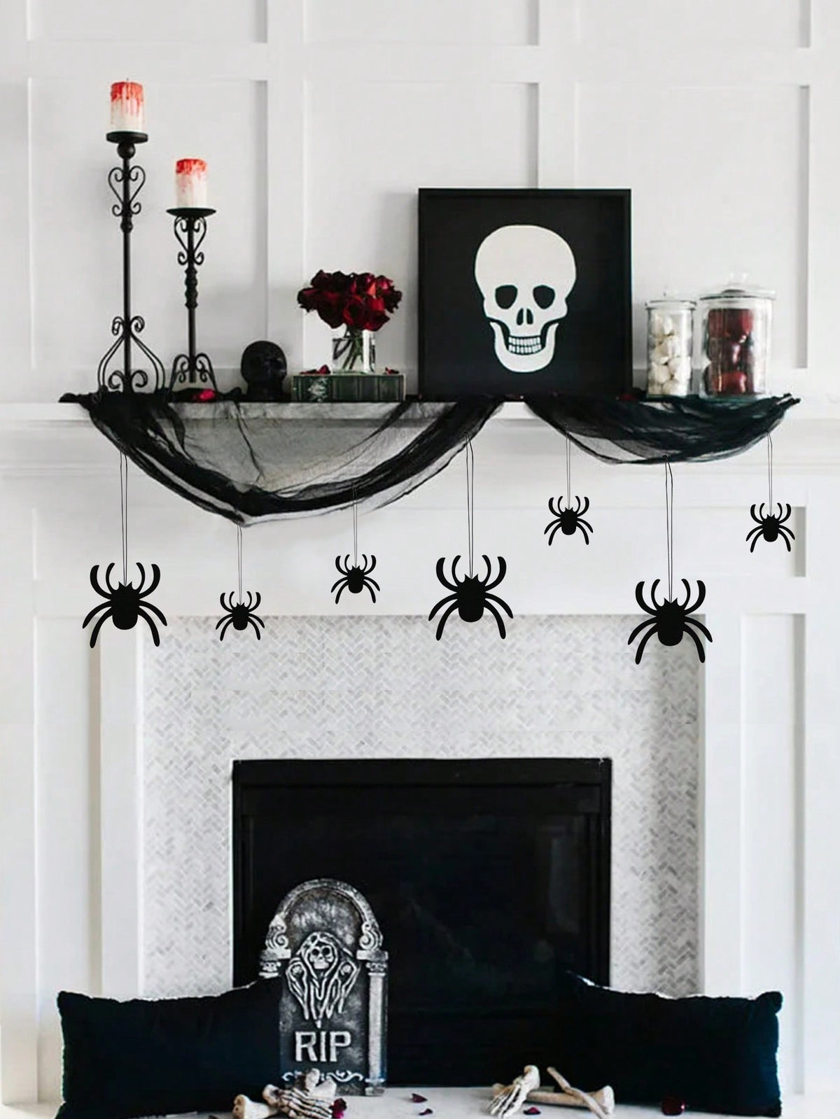 black spider hanging decorations - photo 5