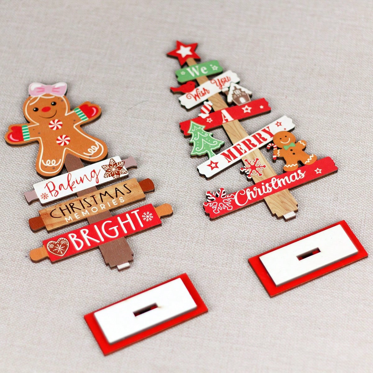 gingerbread tabletop sign - photo 6
