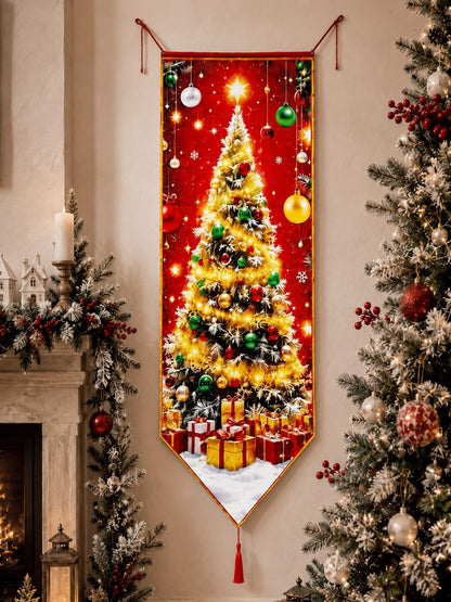 Christmas tree print door banner - photo 6
