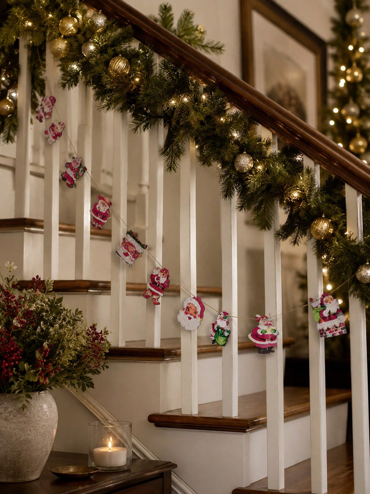 vintage Santa Claus garland - photo 5