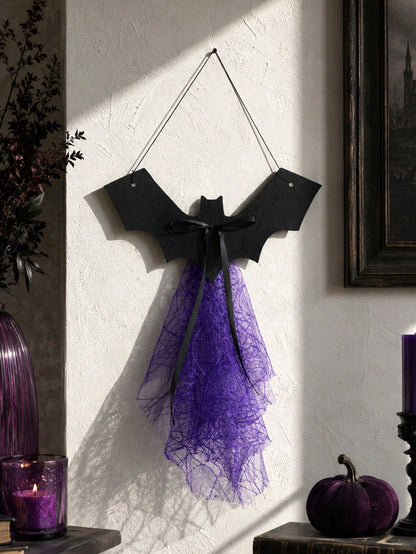 bat door hanger purple tulle - photo 5