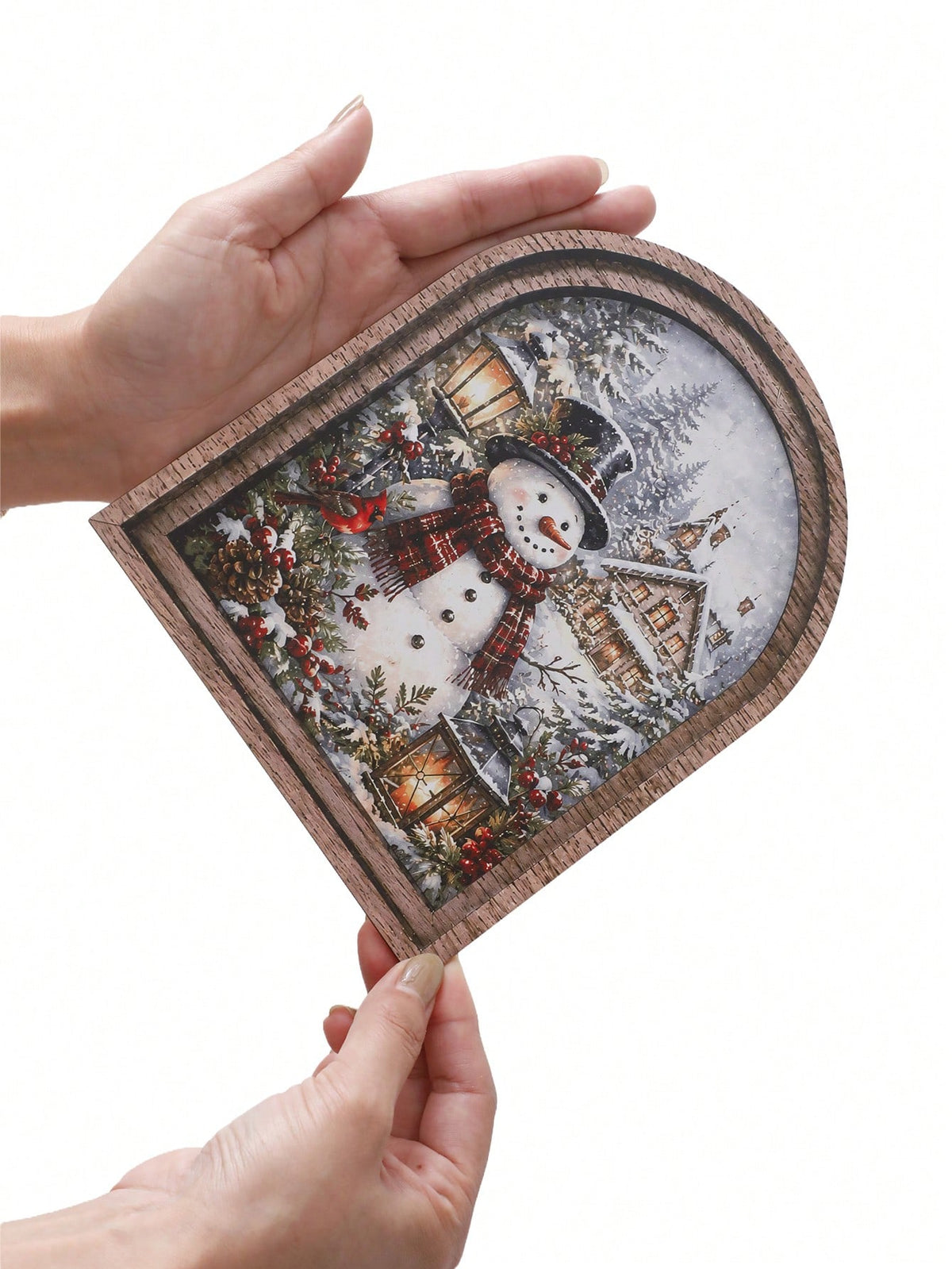 snowman winter arch tabletop sign - photo 6