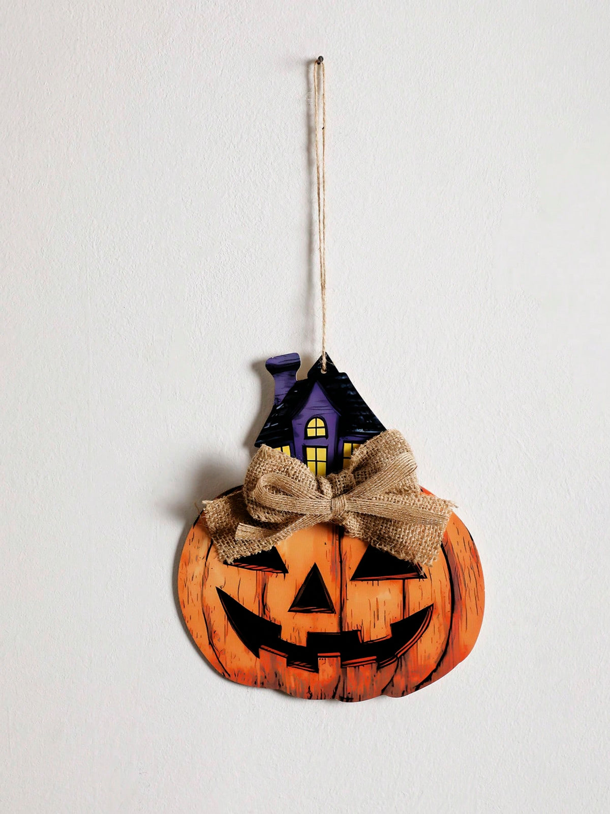 jack-o-lantern hanging sign - photo 5