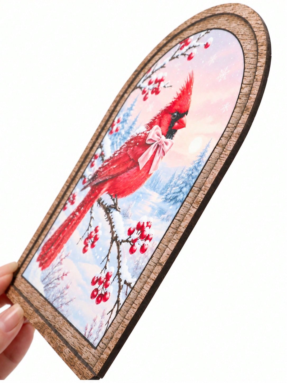 winter cardinal arch tabletop sign - photo 6