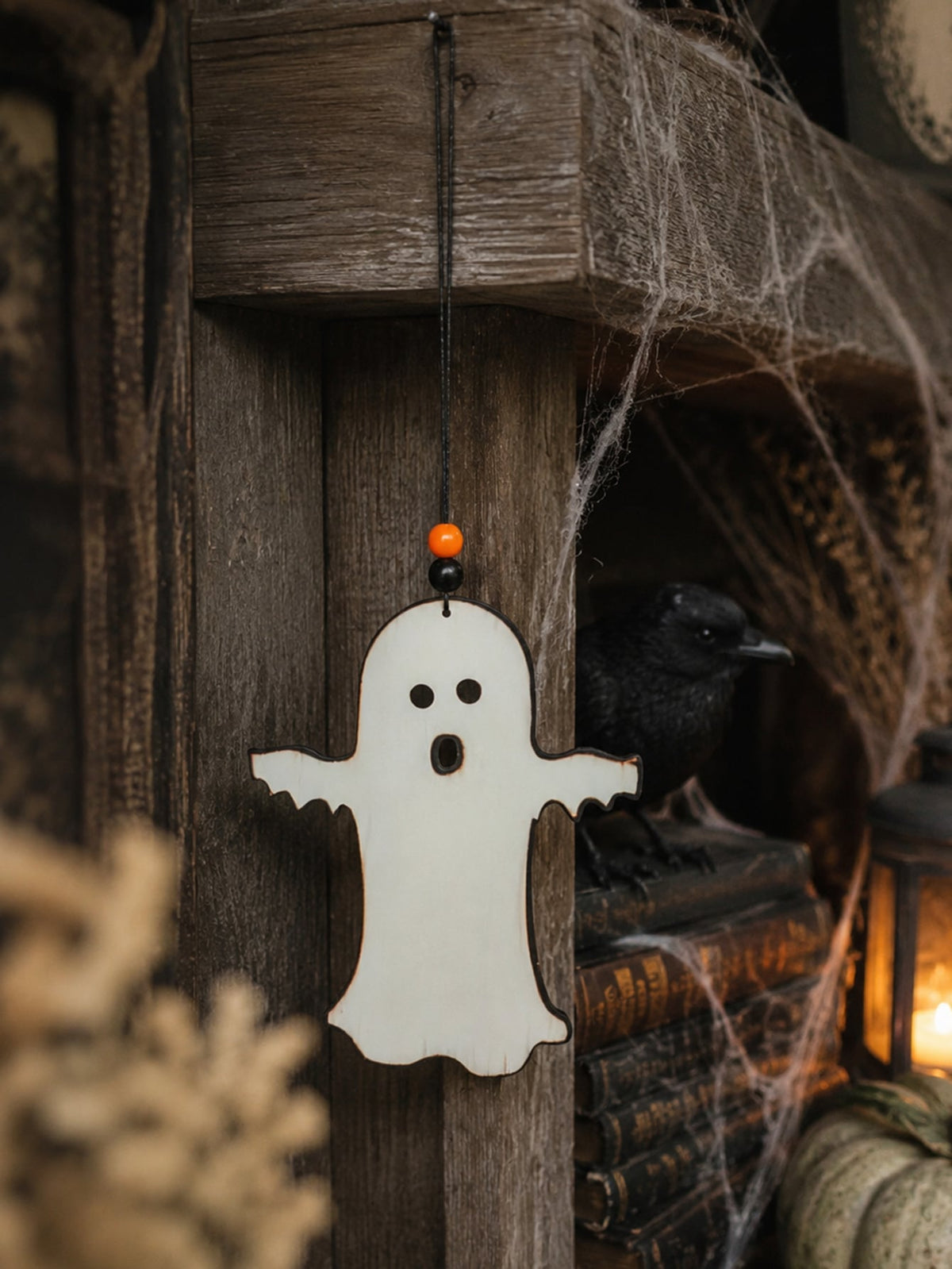 white ghost hanging decor - photo 6