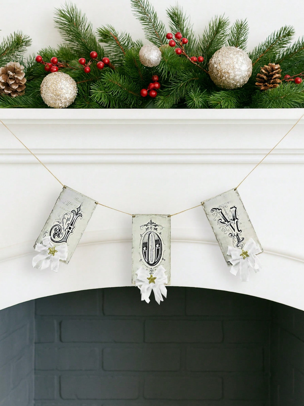 vintage joy Christmas banner - photo 5