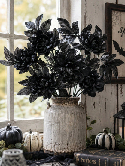 black dahlia artificial flower - photo 6
