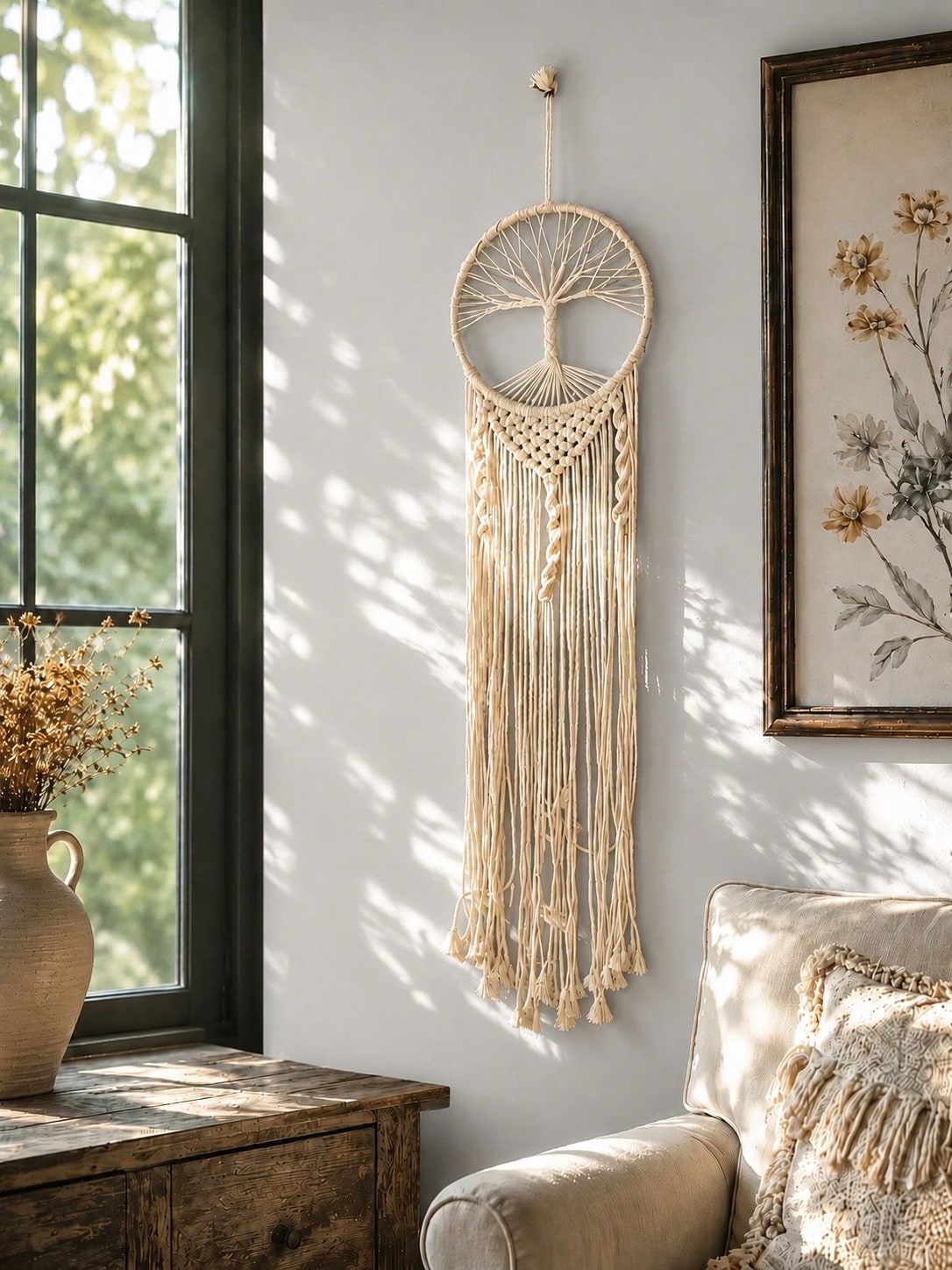 tree of life macrame dream catcher - photo 5