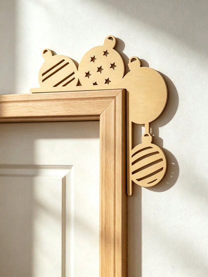 Christmas ornament door corner decor - photo 6