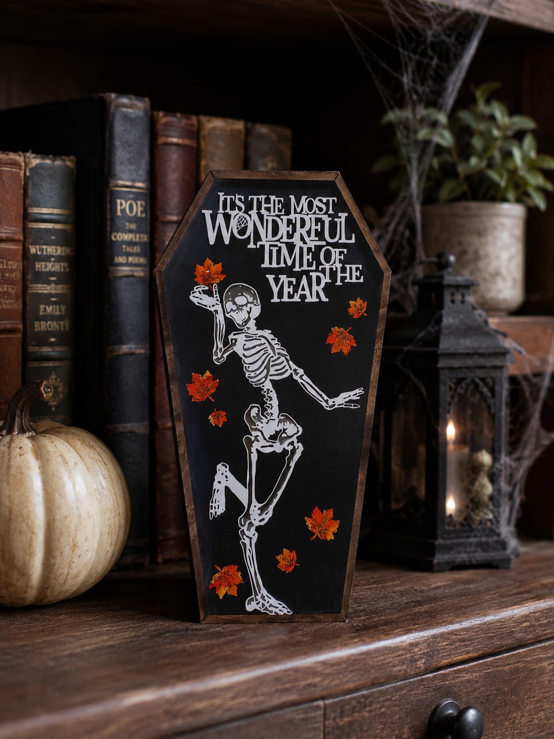 dancing skeleton coffin sign - photo 6