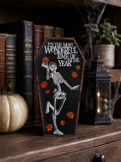 dancing skeleton coffin sign - photo 6
