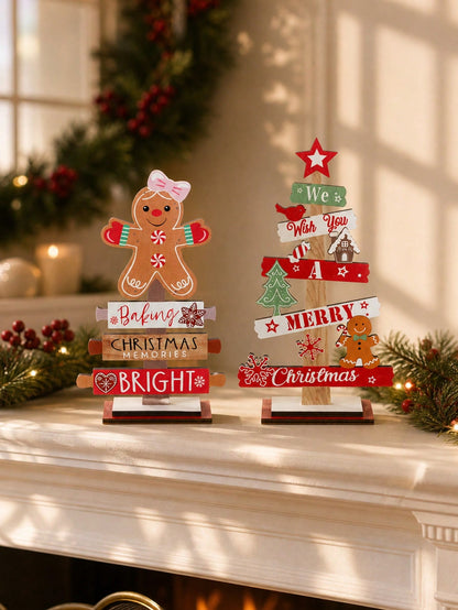 gingerbread tabletop sign - photo 7