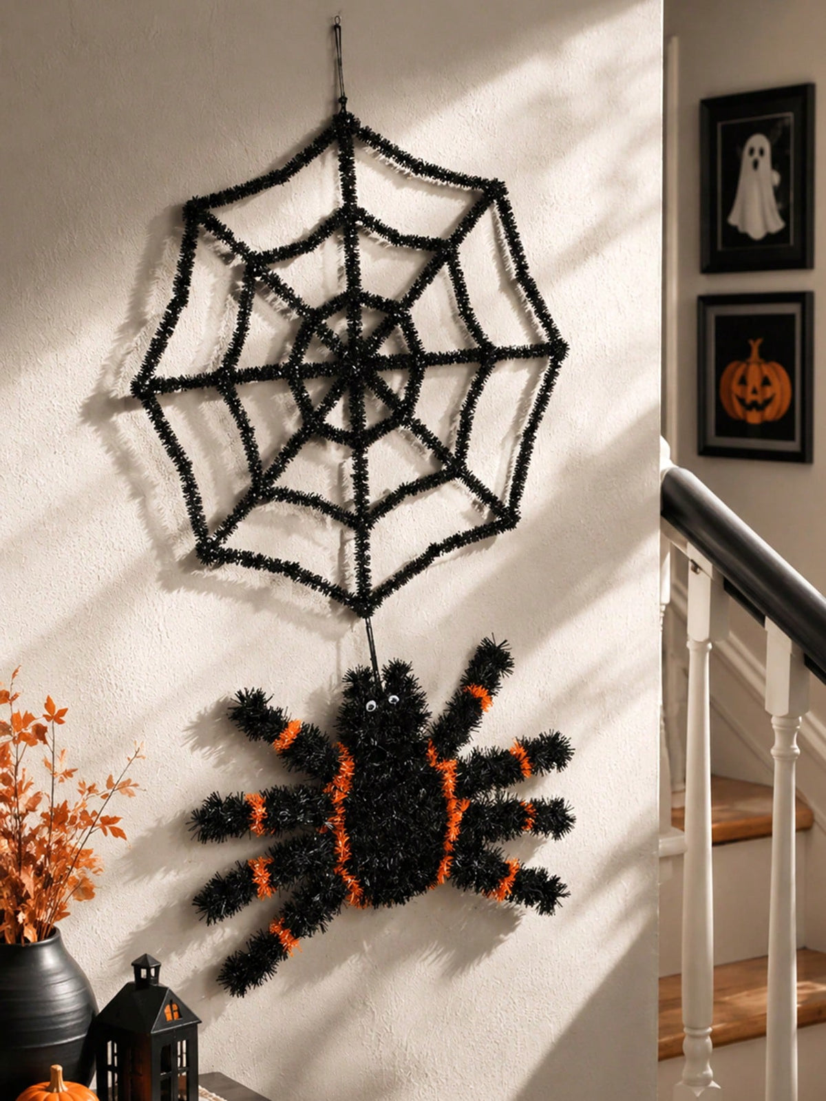 tinsel spider hanging decoration - photo 7