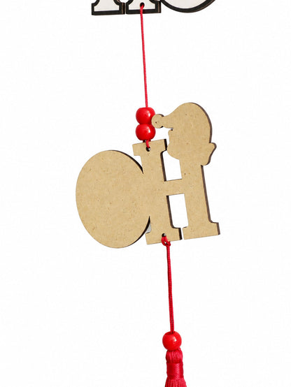 Santa ho ho ho hanging decor - photo 7