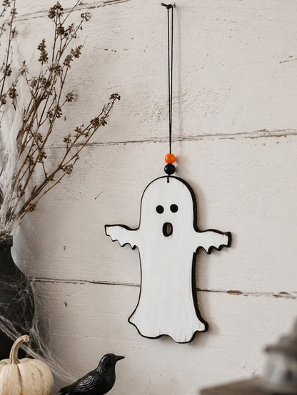 white ghost hanging decor - photo 7
