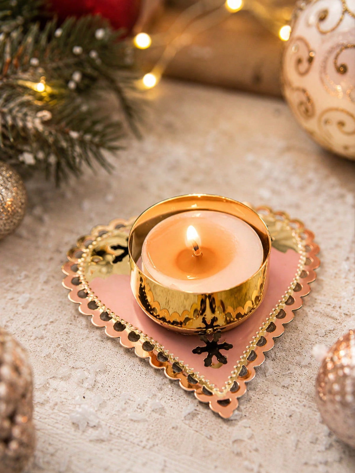 Christmas tea light holder - photo 6
