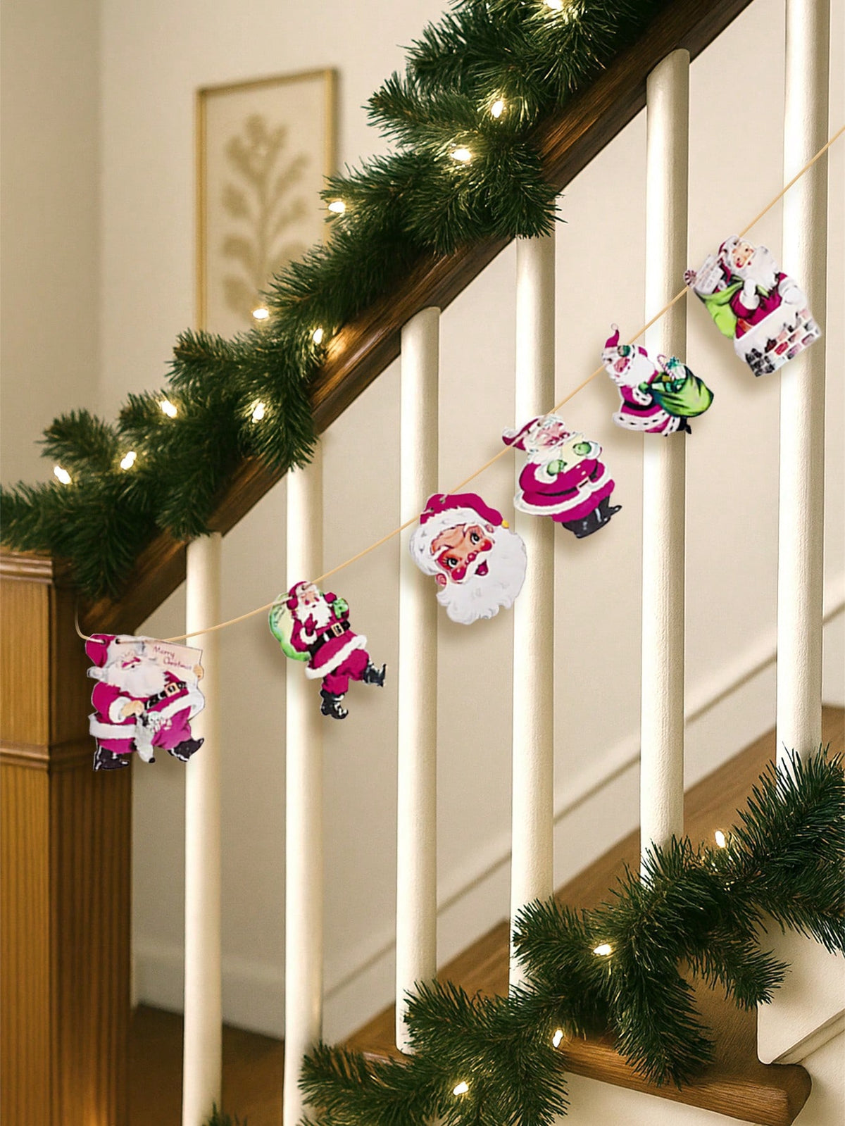 vintage Santa Claus garland - photo 6
