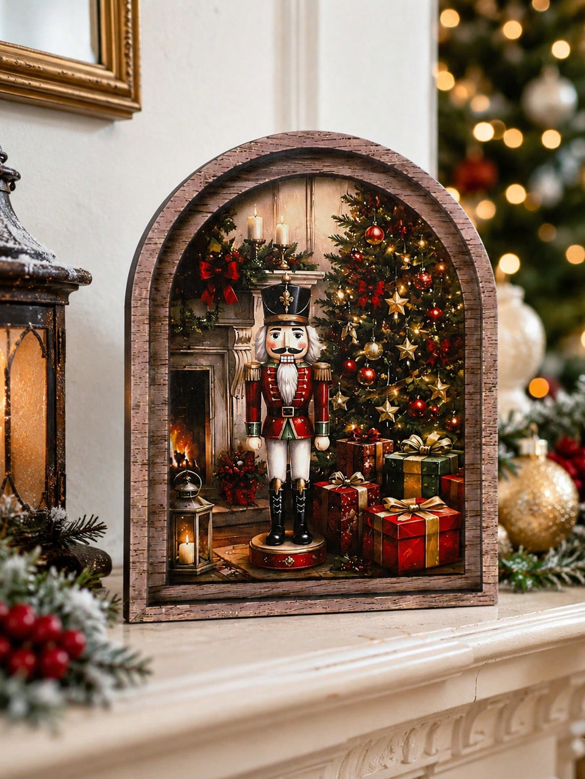 nutcracker Christmas arch tabletop sign - photo 7