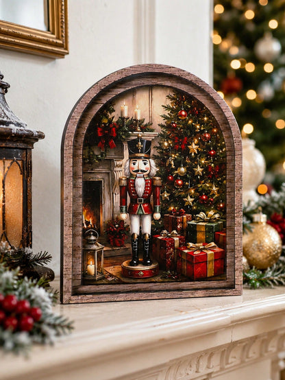 nutcracker Christmas arch tabletop sign - photo 7