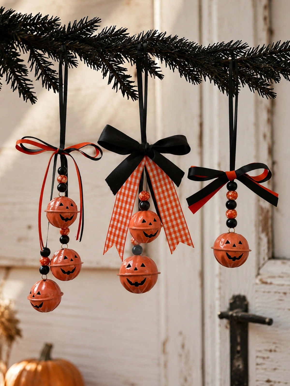 jack-o-lantern bell hanger - photo 5