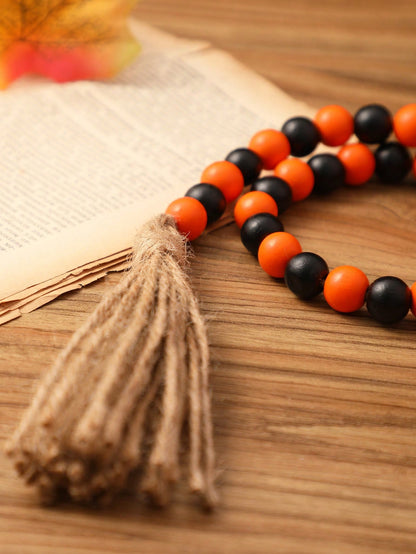 jack-o-lantern beaded garland - photo 5