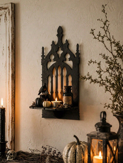 gothic cathedral spire wall shelf - photo 6