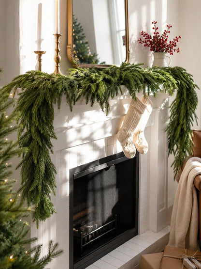 realistic pine garland - photo 7