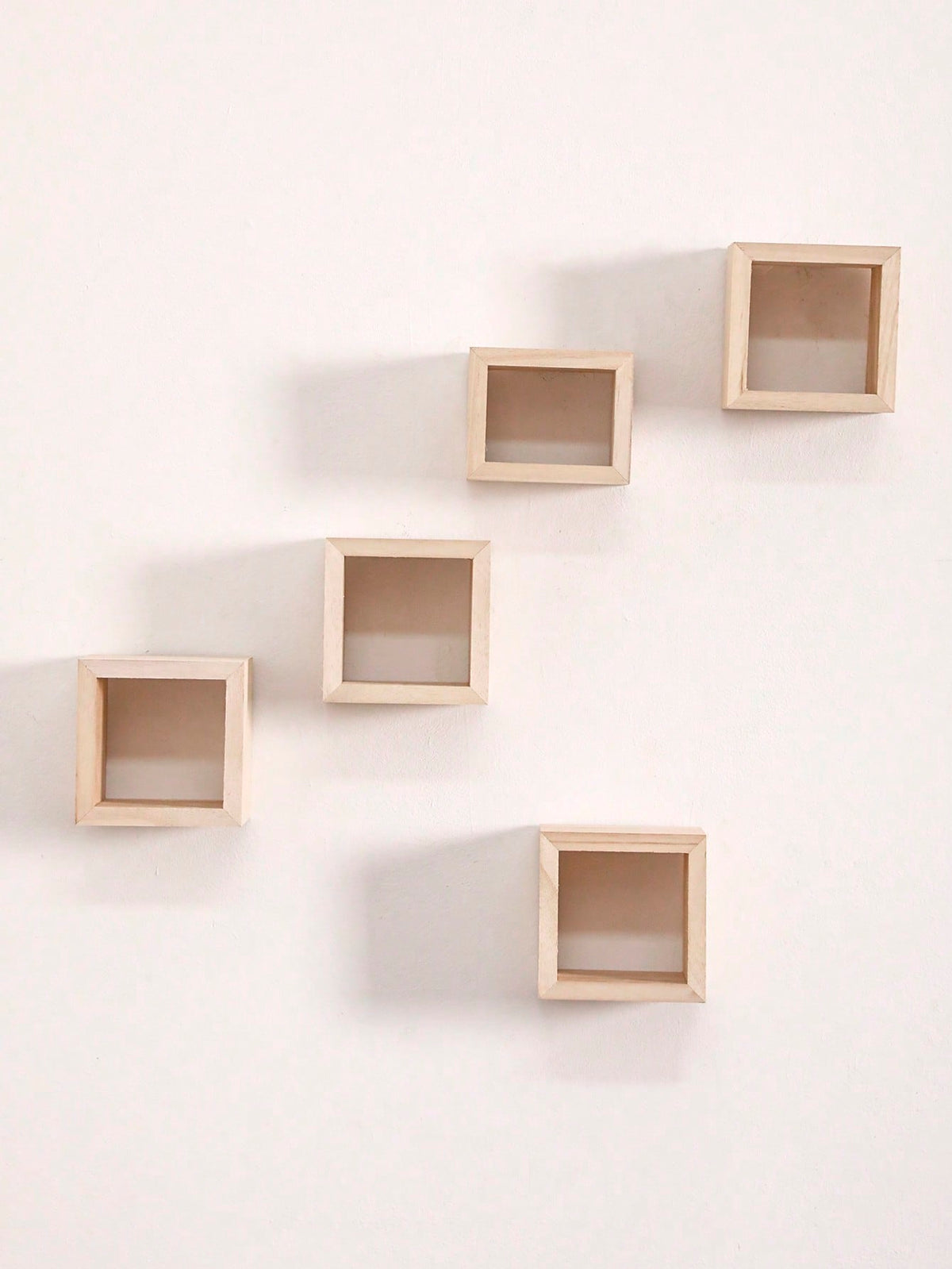 square wood shadow box shelf - photo 6