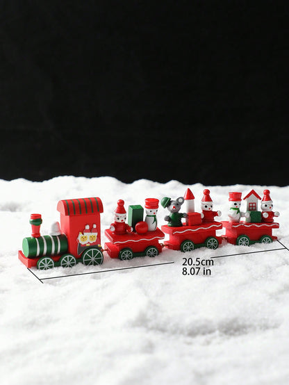 Christmas train snowman elf mouse - photo 7
