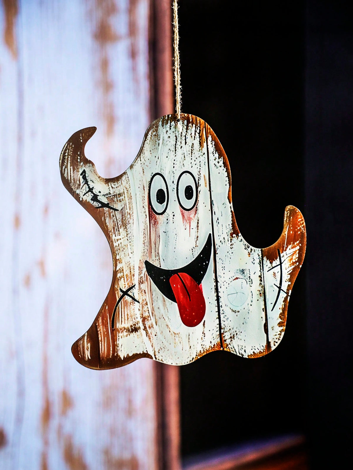 vintage ghost hanging sign - photo 6