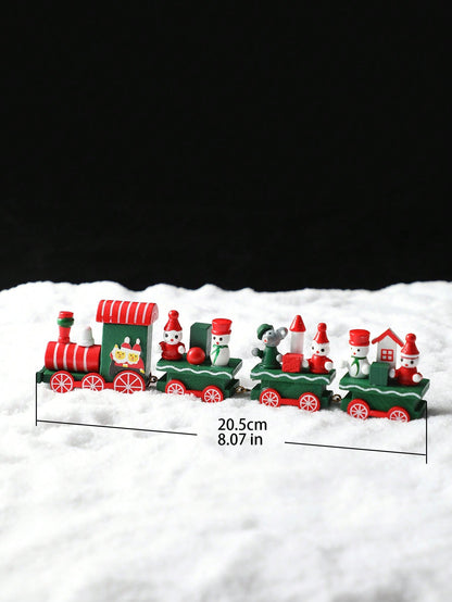 Christmas train elf snowman decor - photo 7