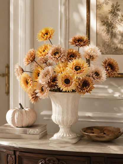 rustic artificial sunflower bunch - photo 6