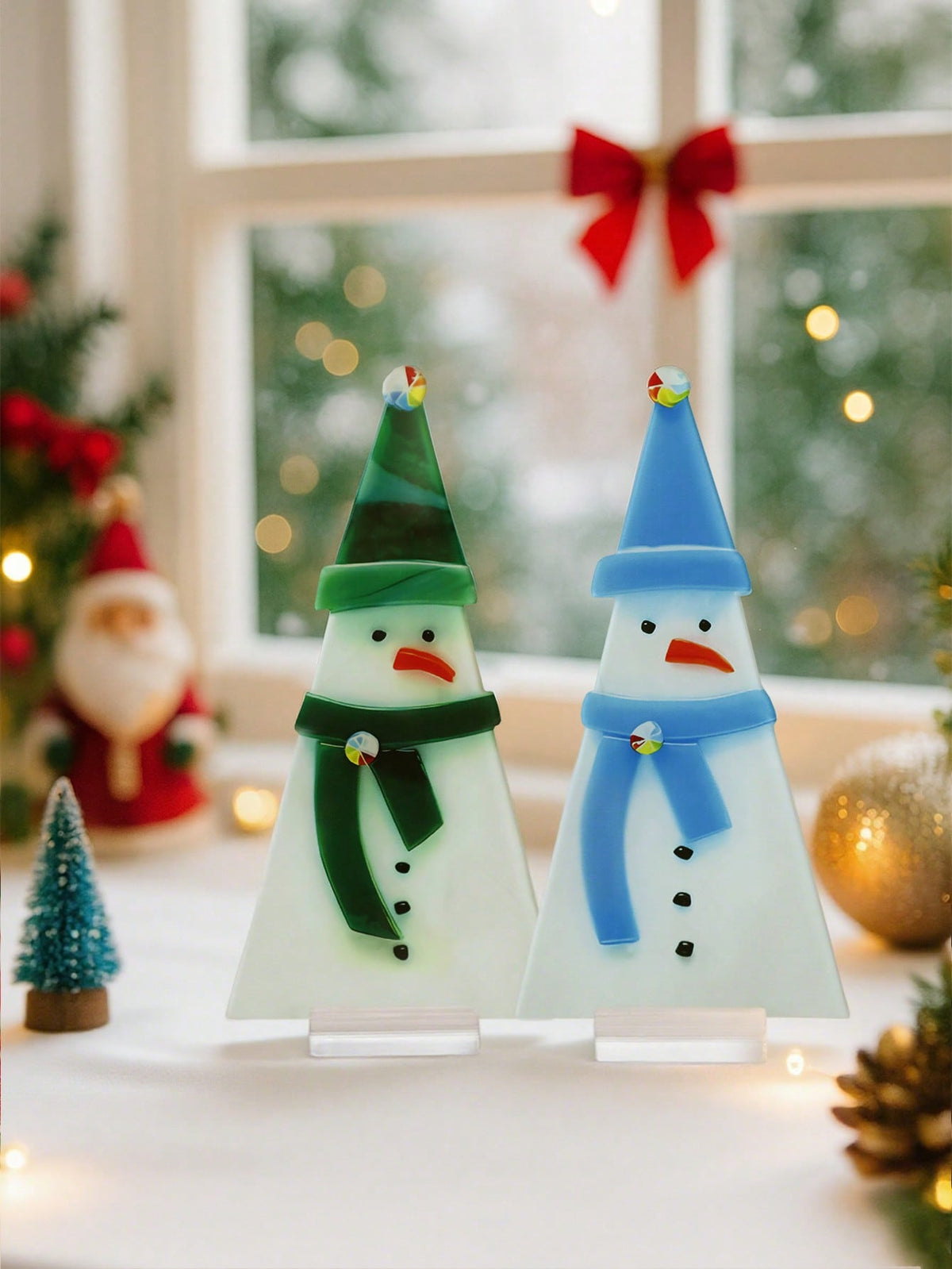 acrylic snowman tabletop decor - photo 6