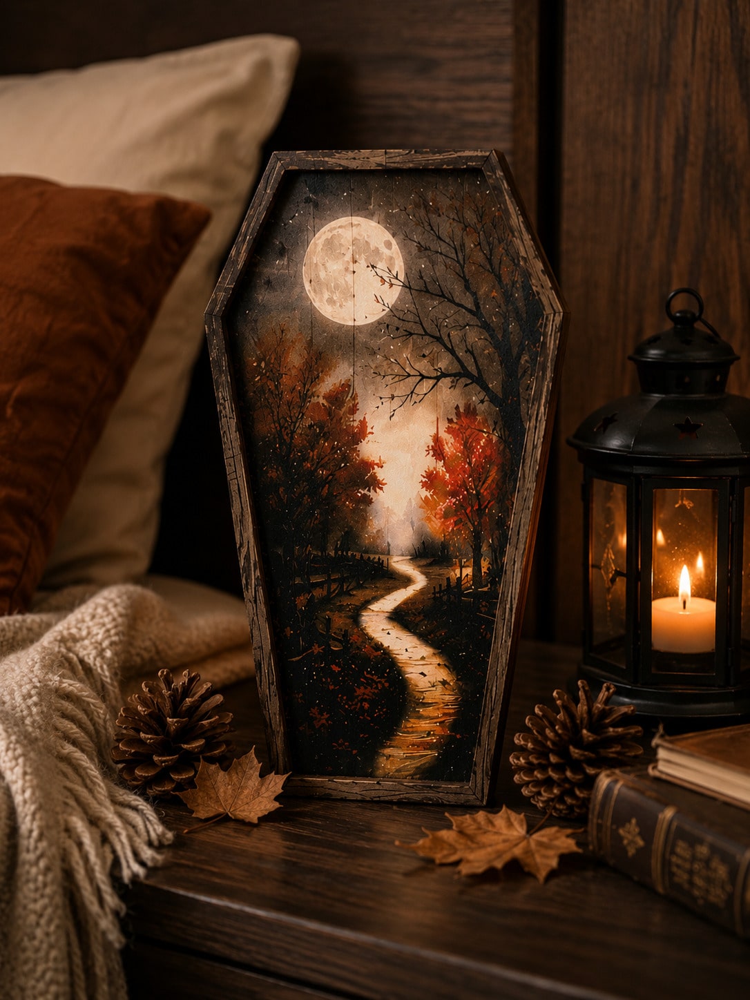 full moon coffin tabletop sign - photo 6